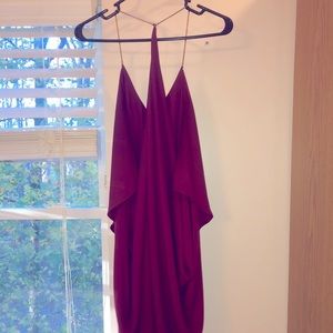 Dark Red Cocktail Dress